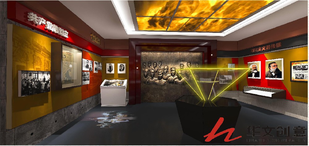 部隊展廳設計_展廳效果圖_展廳圖片